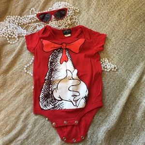 Dr. Seuss day special! Cat in the hat onesie!